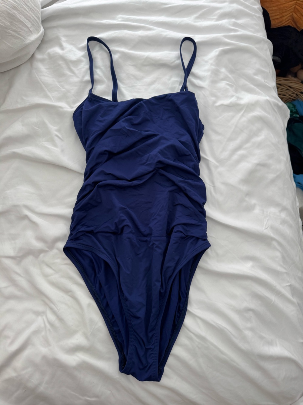 La Blanca Navy Blue One-Piece Swimsuit